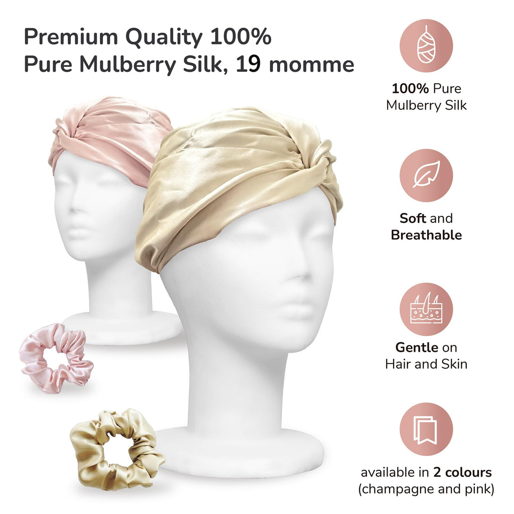 [Gift Set] Luxurios Mulberry Silk Bonnet