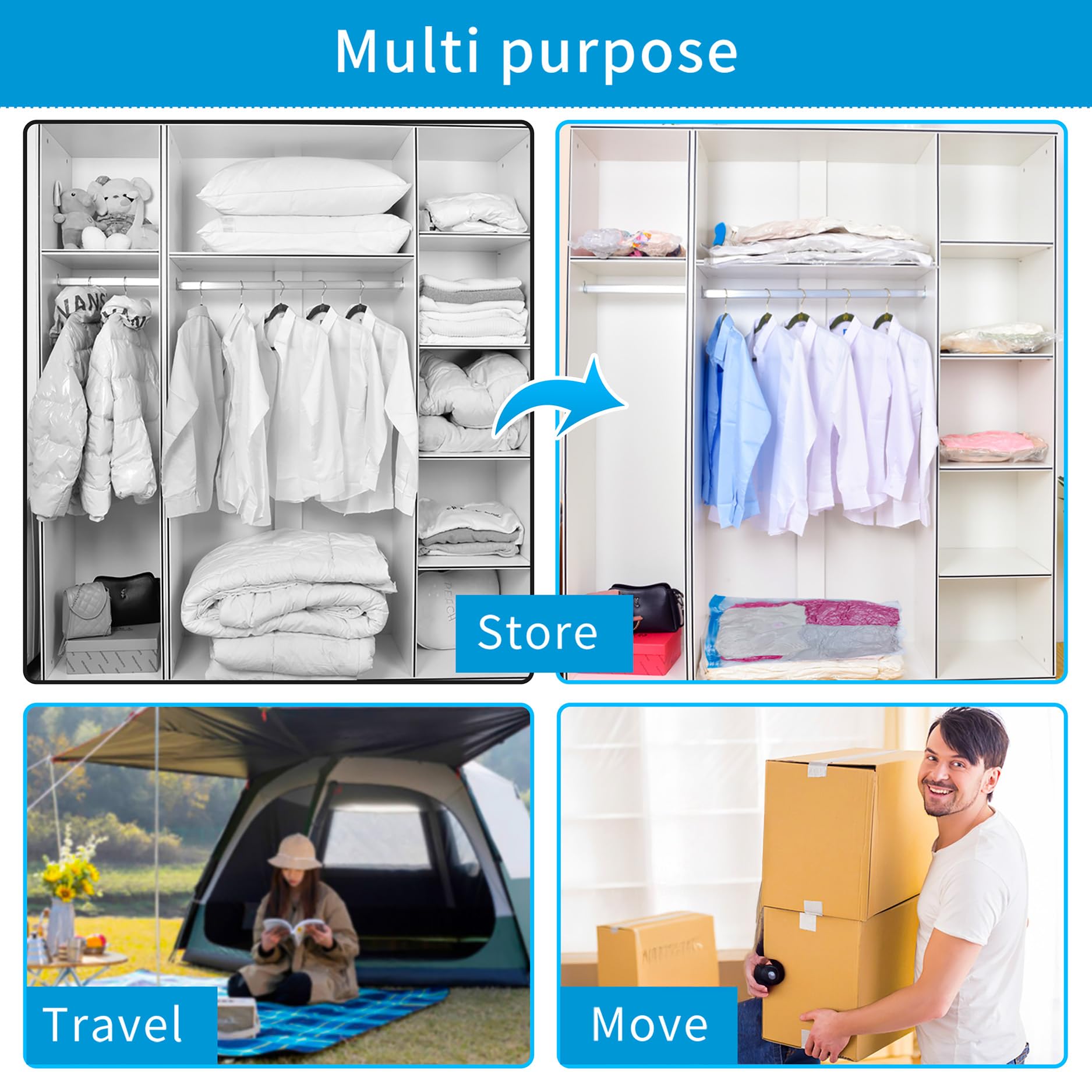 12 Pack Space Saver Bags