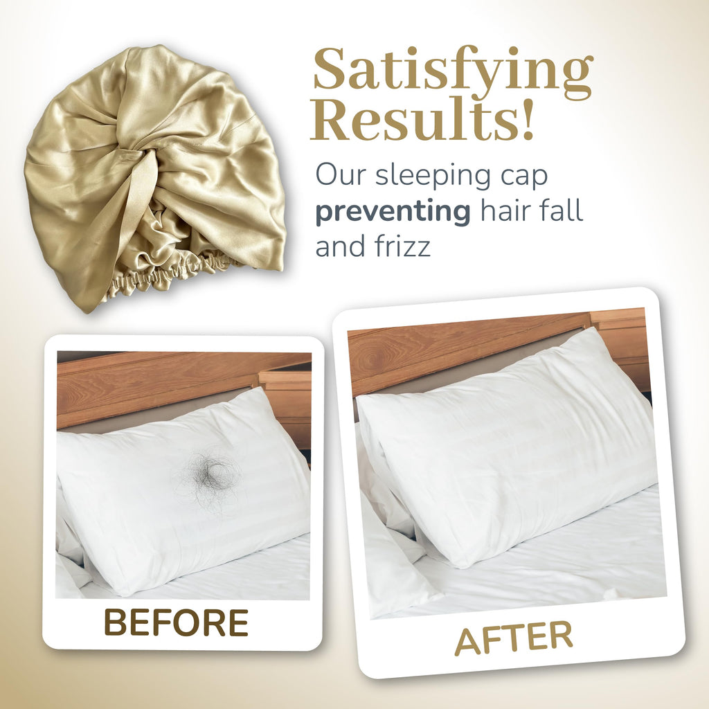 [3 Pc Gift Set] 100% Mulberry Silk Bonnet