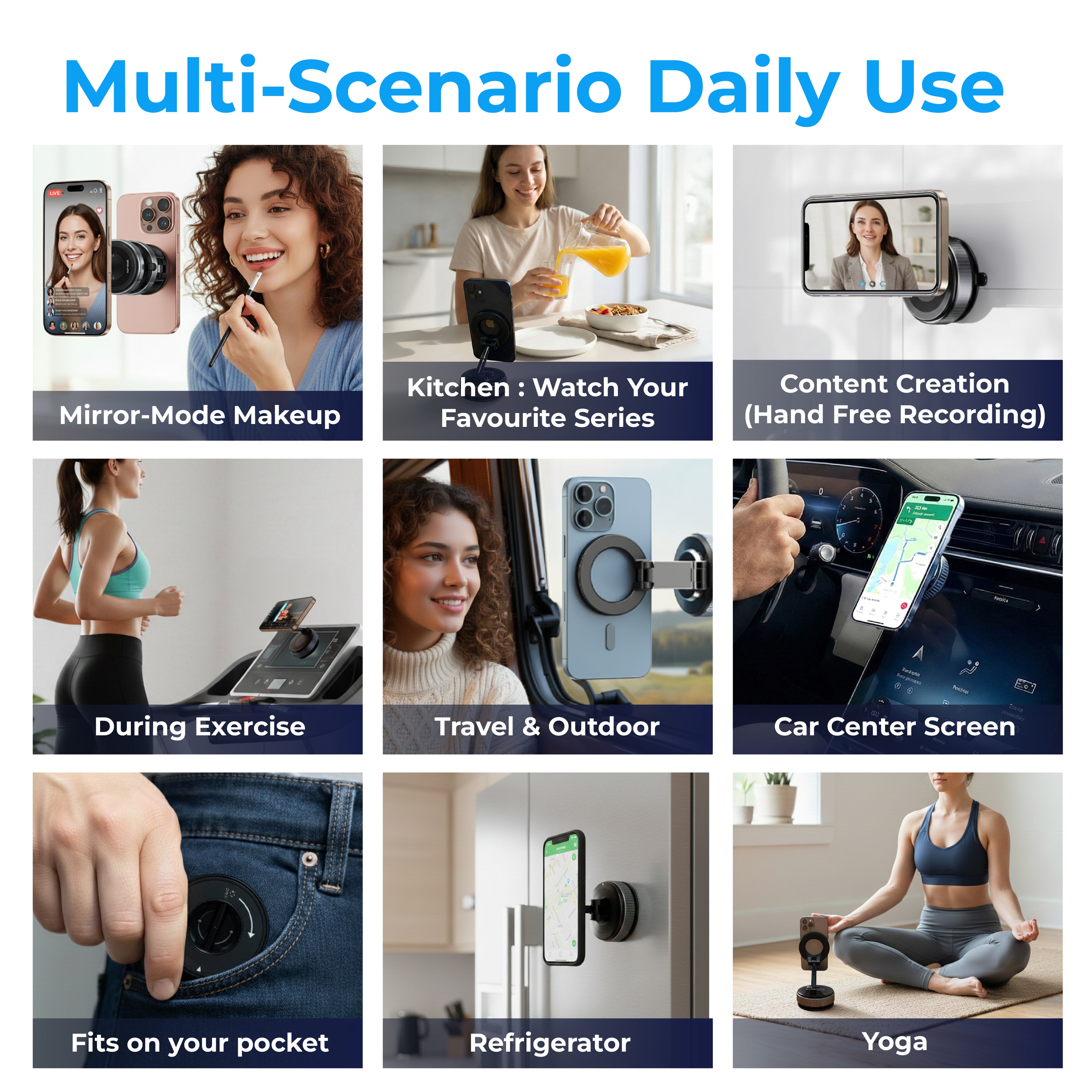 [2026 Upgraded] Car Phone Holder